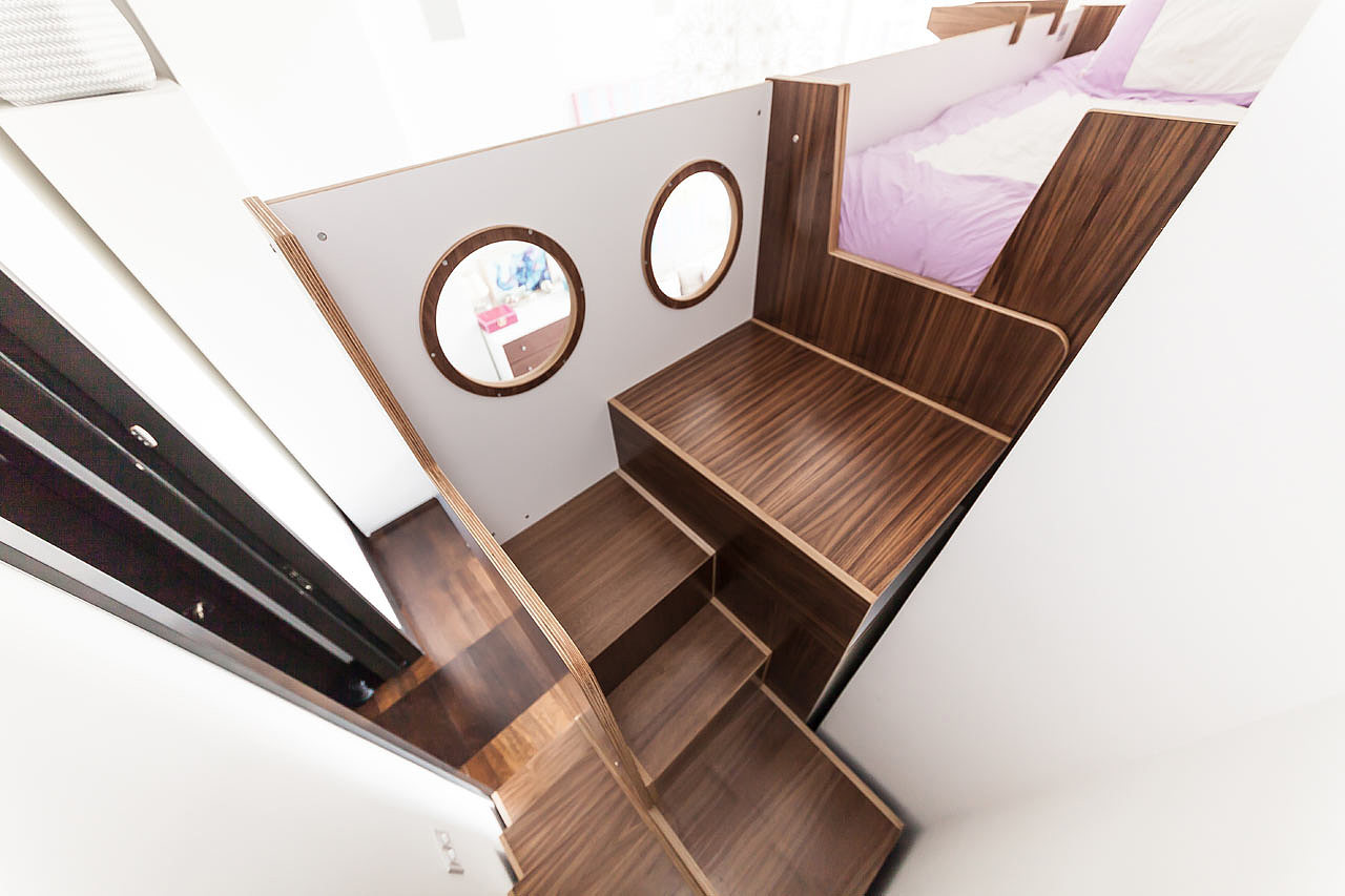 Home Kids，children，double-deck bed，