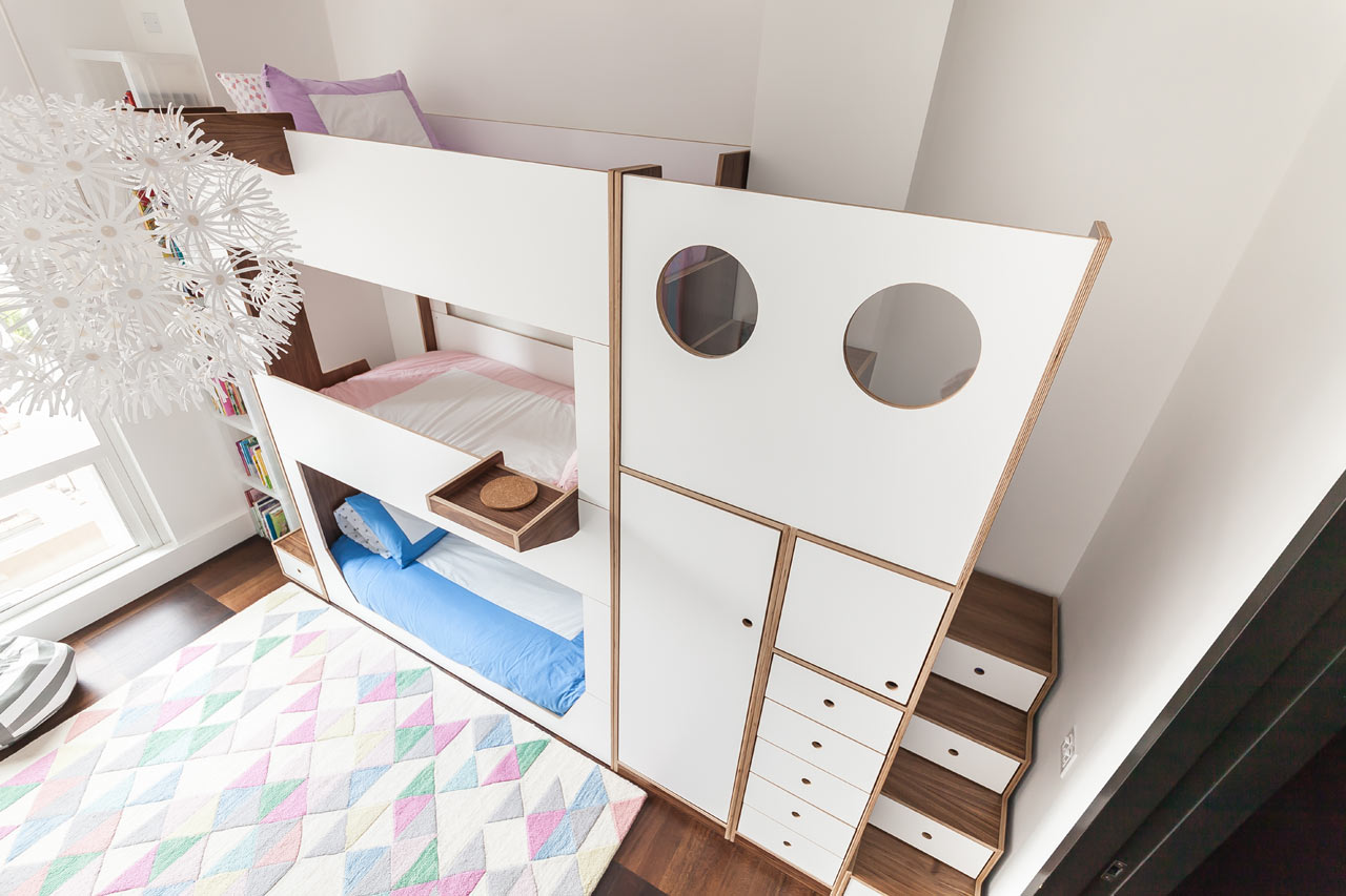 Home Kids，children，double-deck bed，