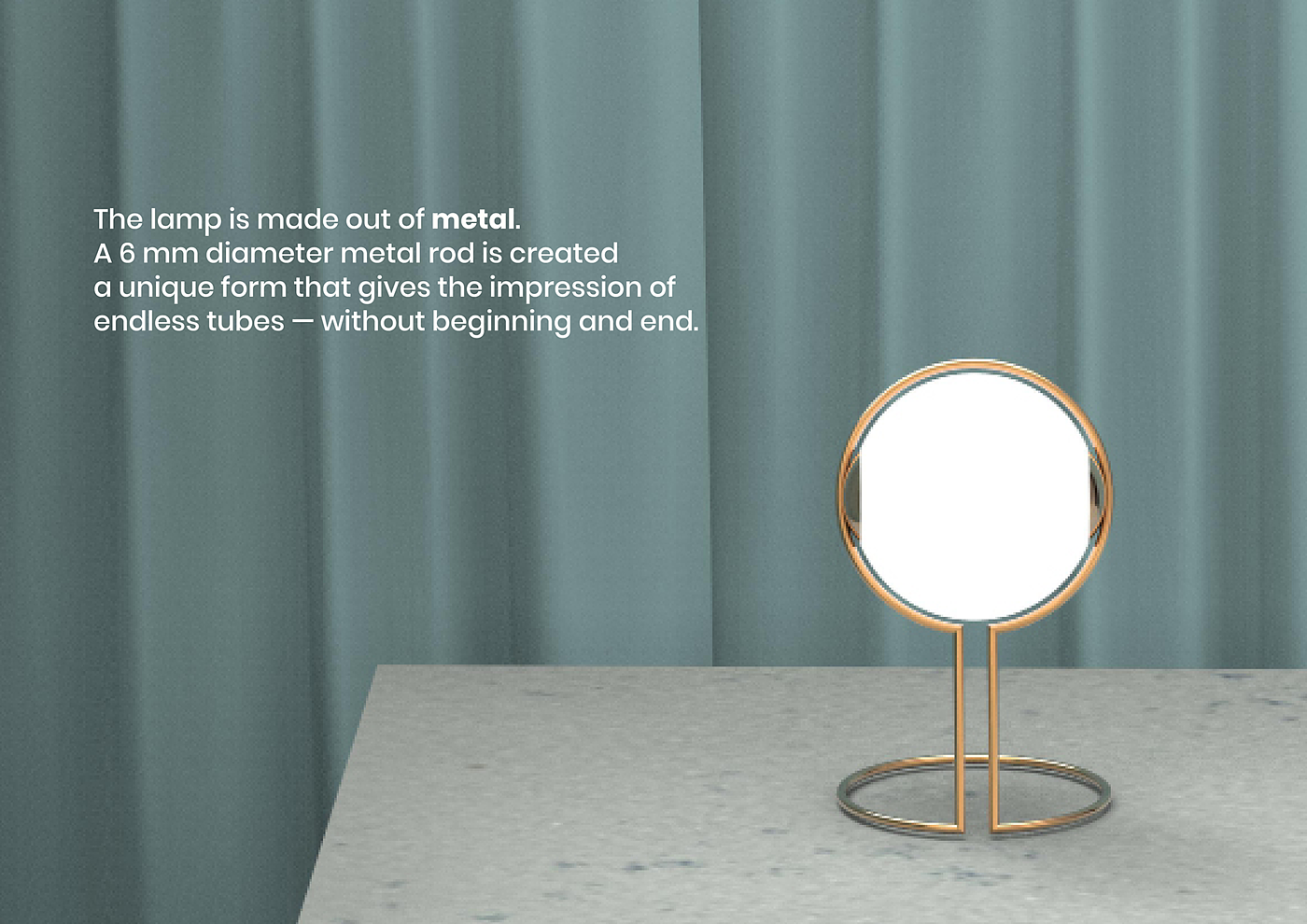 Simplicity，Desk lamp，product design，