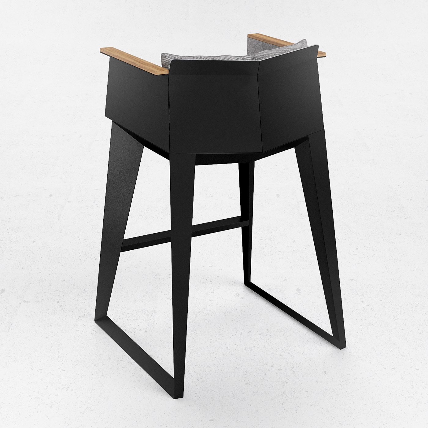 Home Furnishing，stool，chair，black，