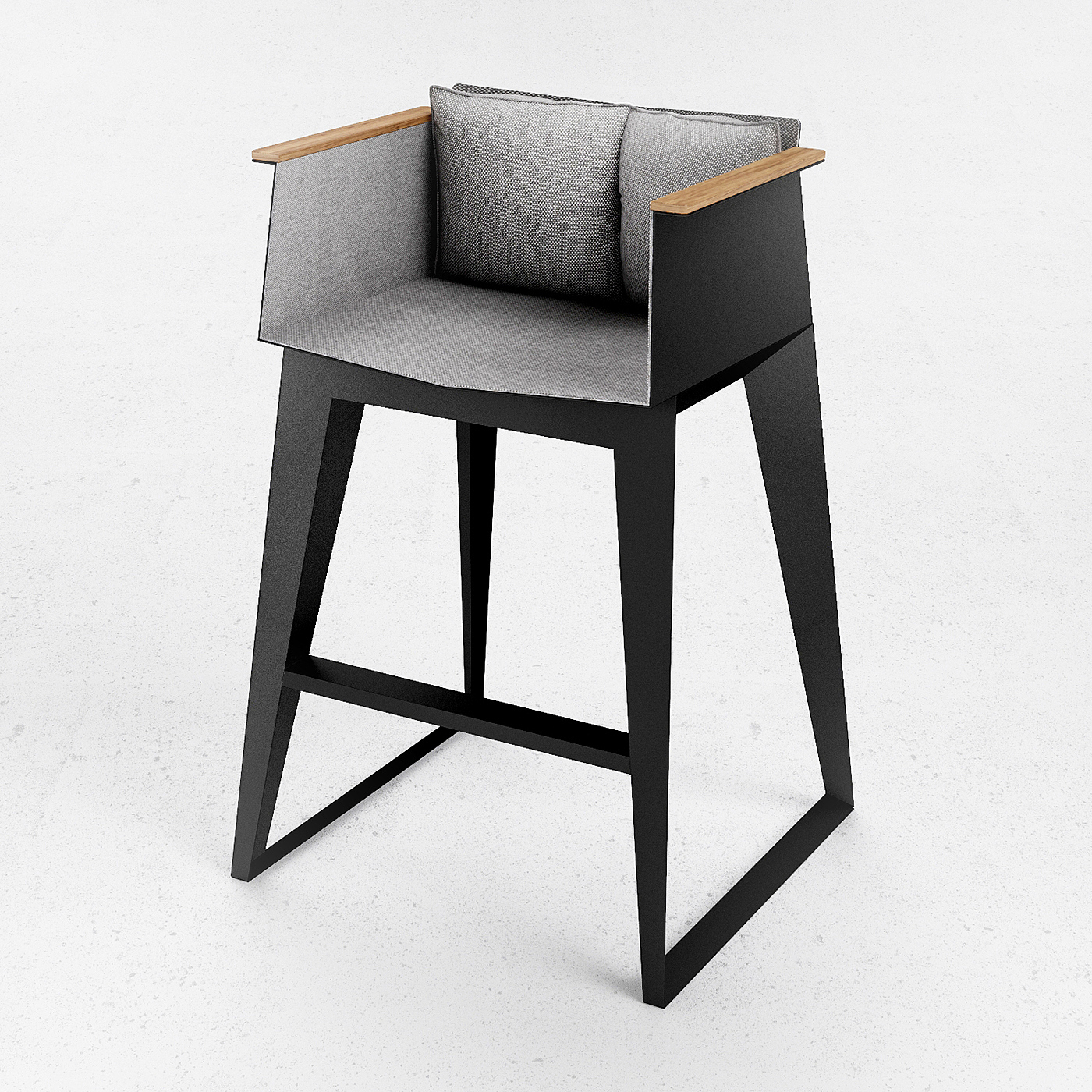 Home Furnishing，stool，chair，black，