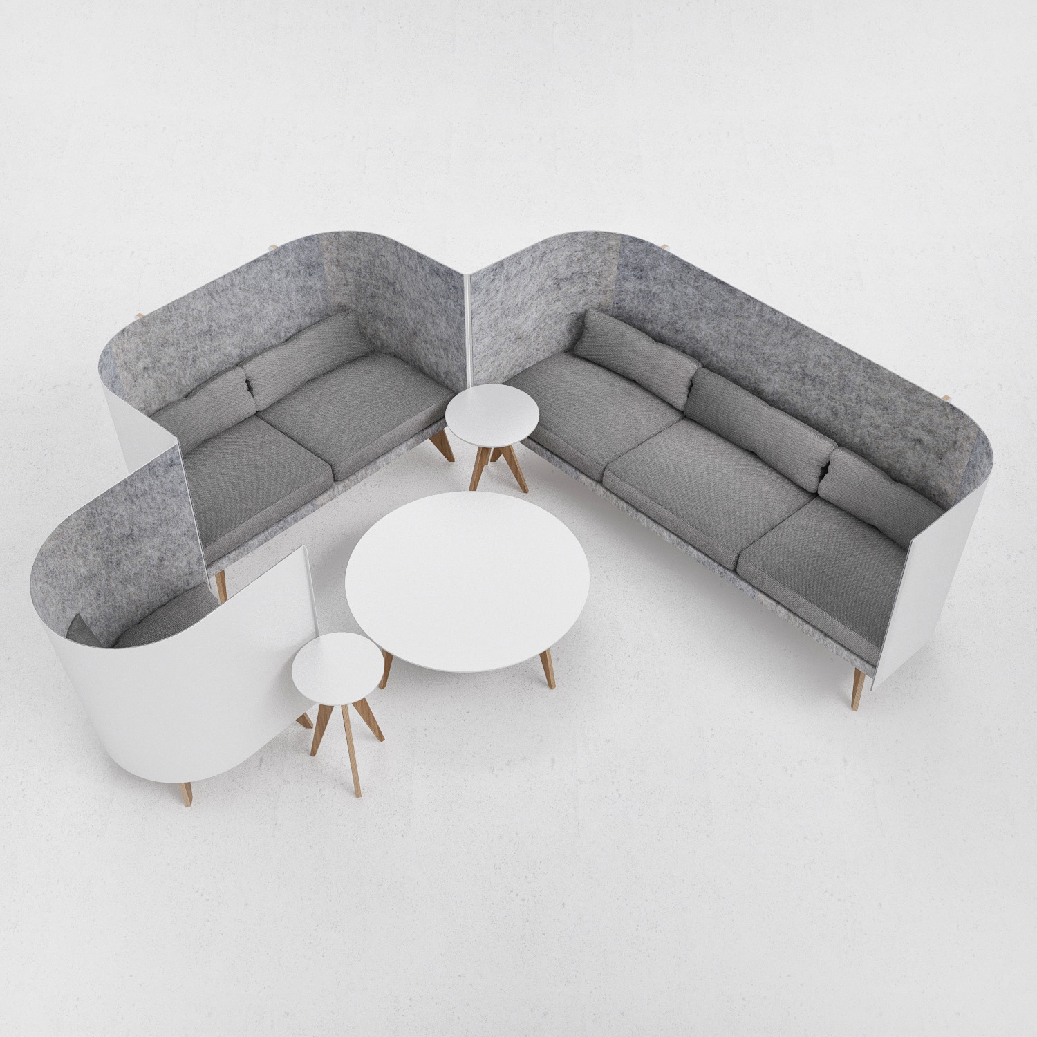 V sofa，sofa，concise，