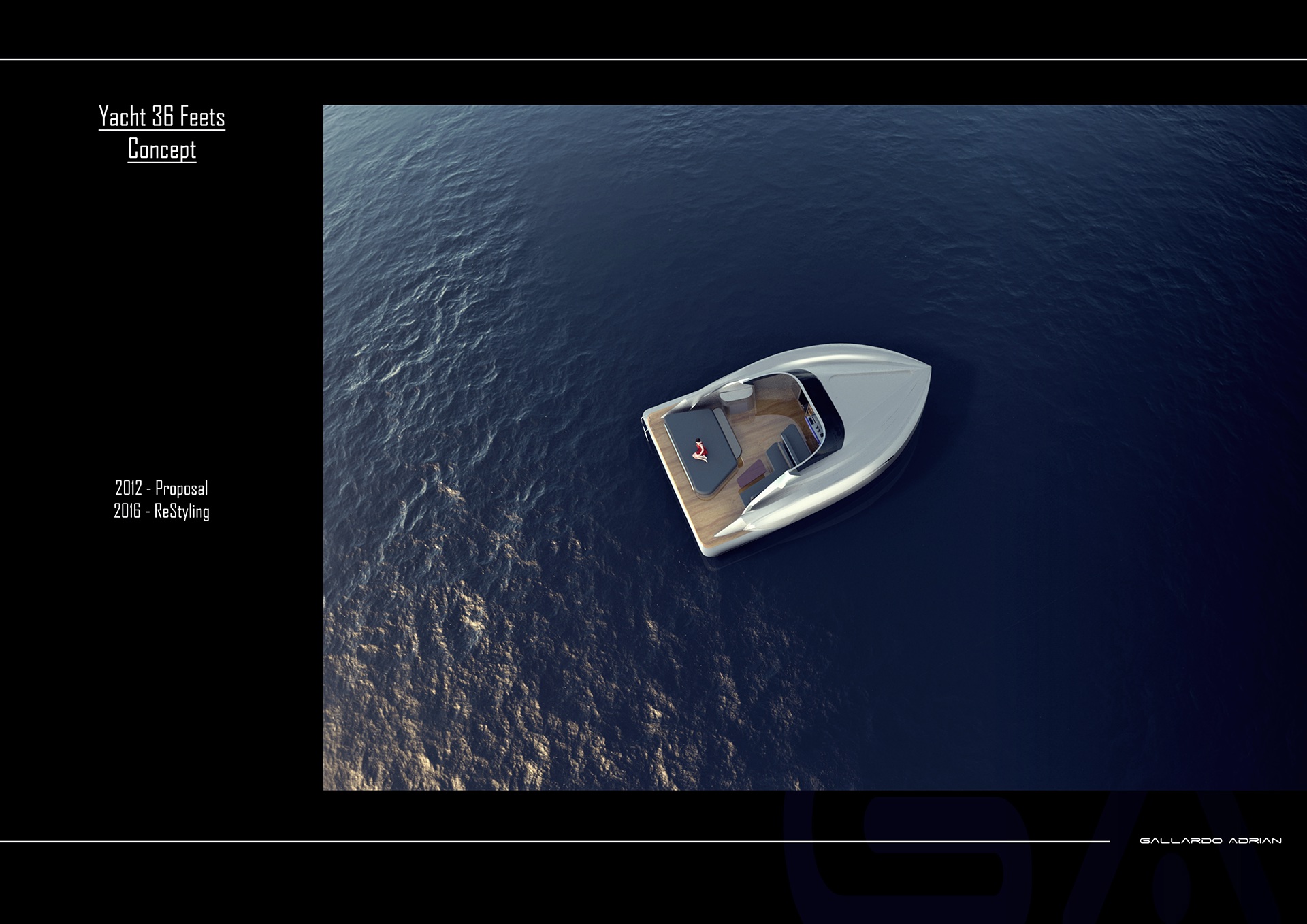 yacht，3D model，product design，