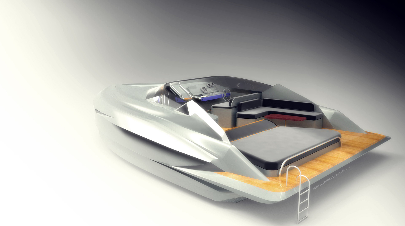 yacht，3D model，product design，