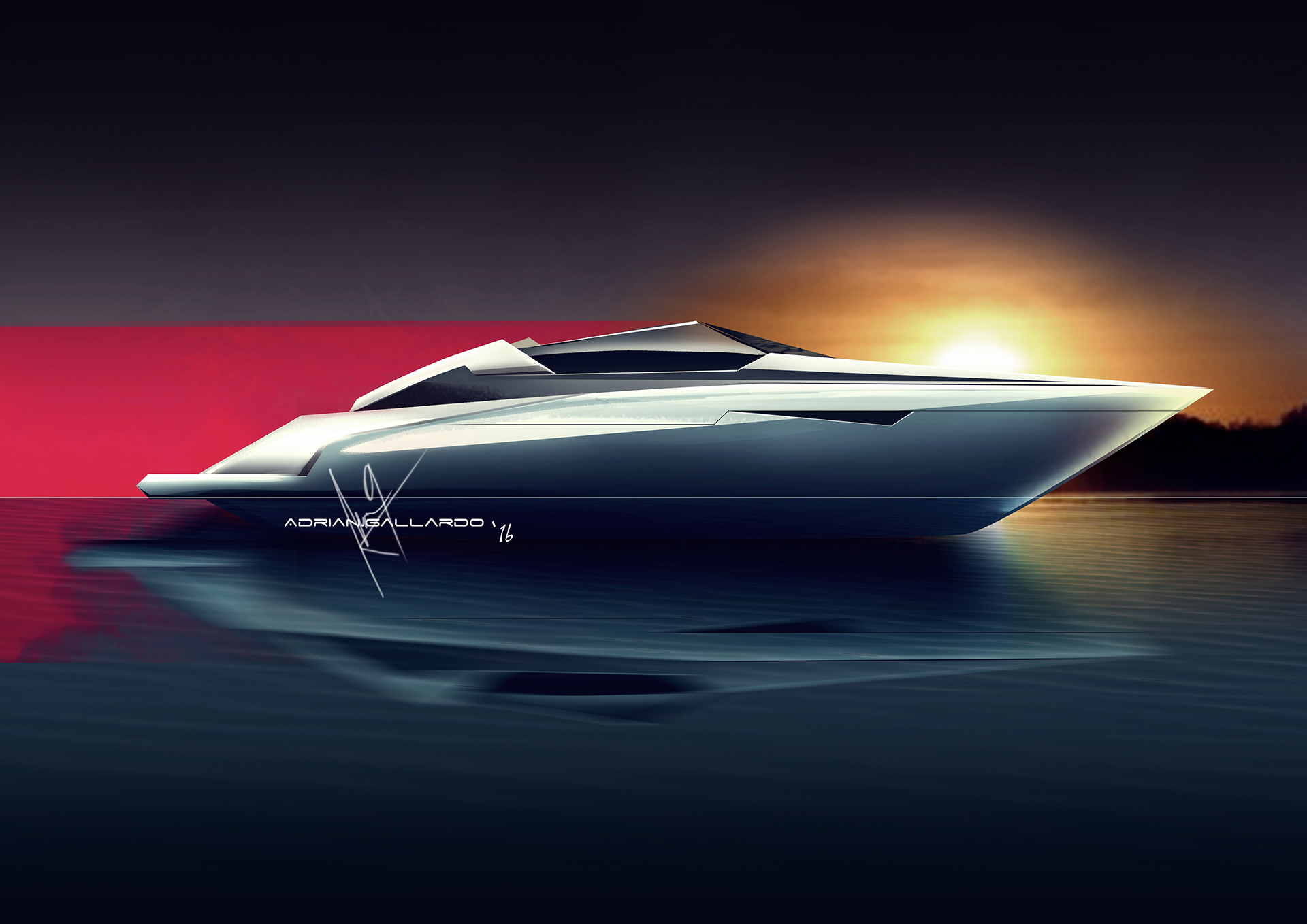 yacht，3D model，product design，
