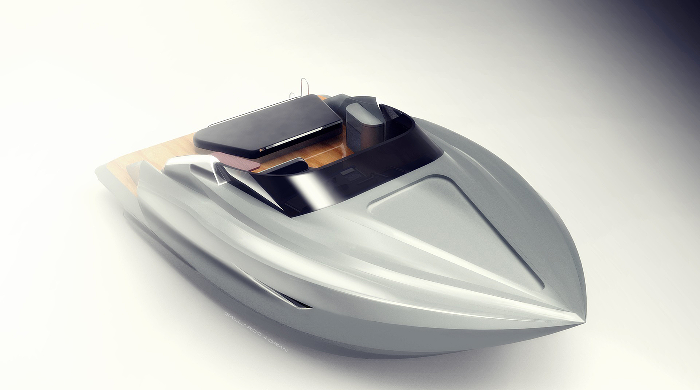 游艇，3d模型，产品设计，