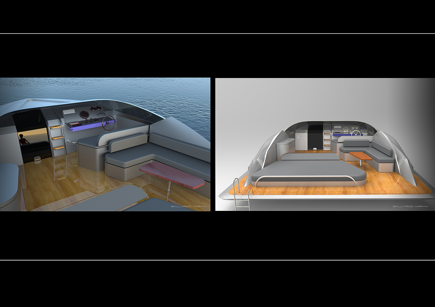 游艇，3d模型，产品设计，