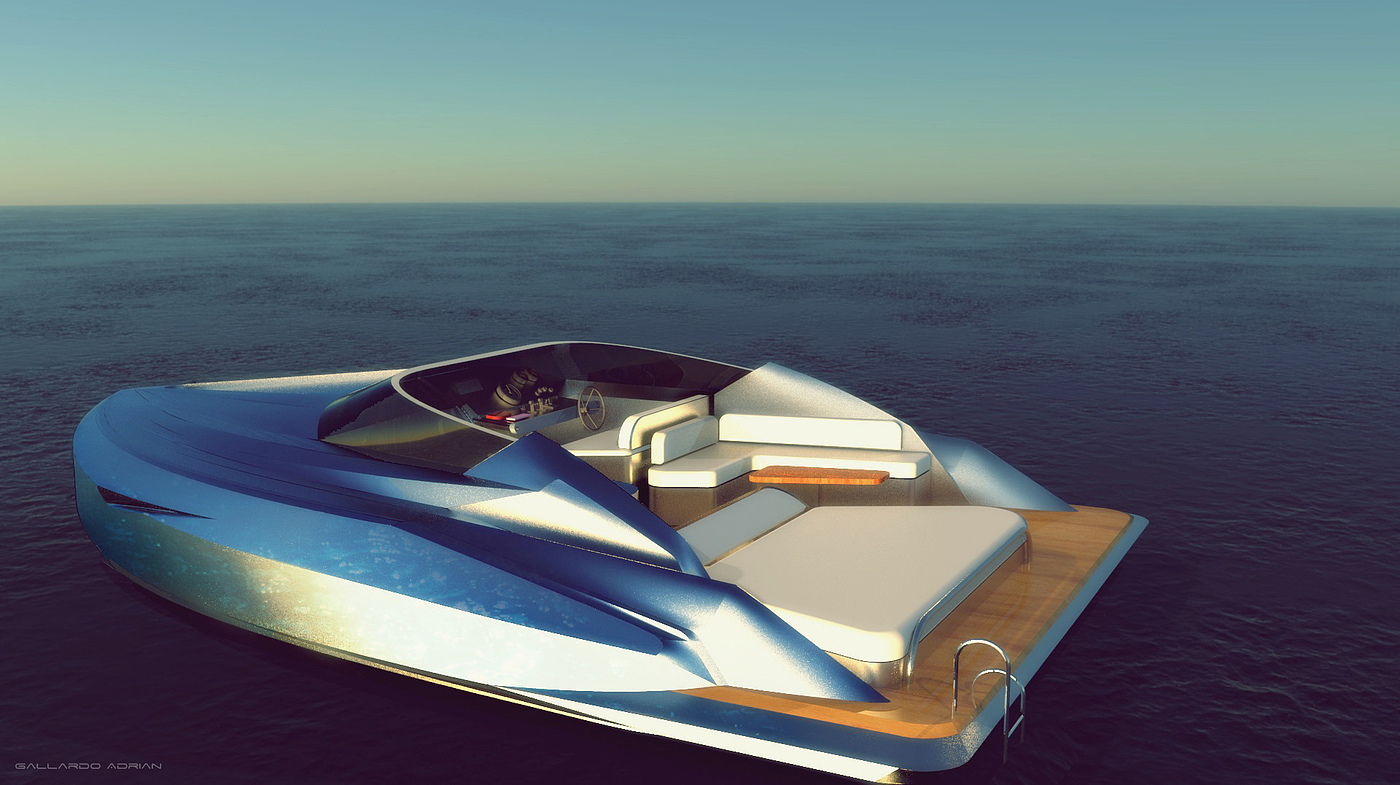 yacht，3D model，product design，