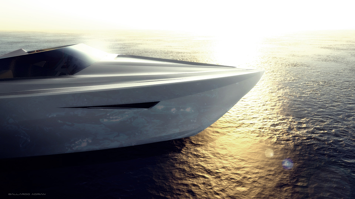 yacht，3D model，product design，