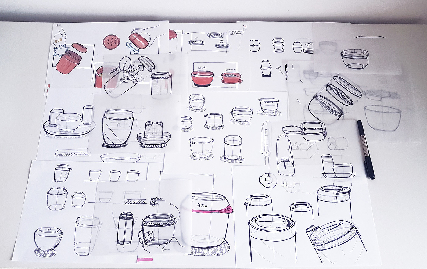 Series design，tableware，product design，