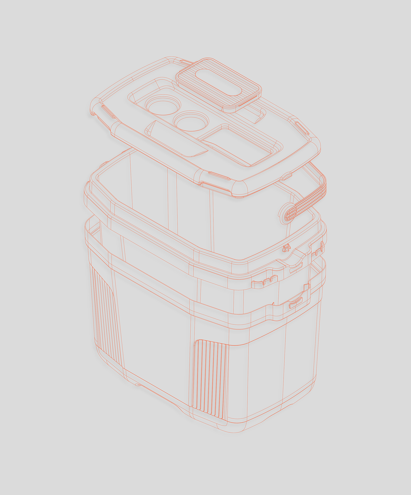 Heat insulation box，practicability，multi-function，product design，