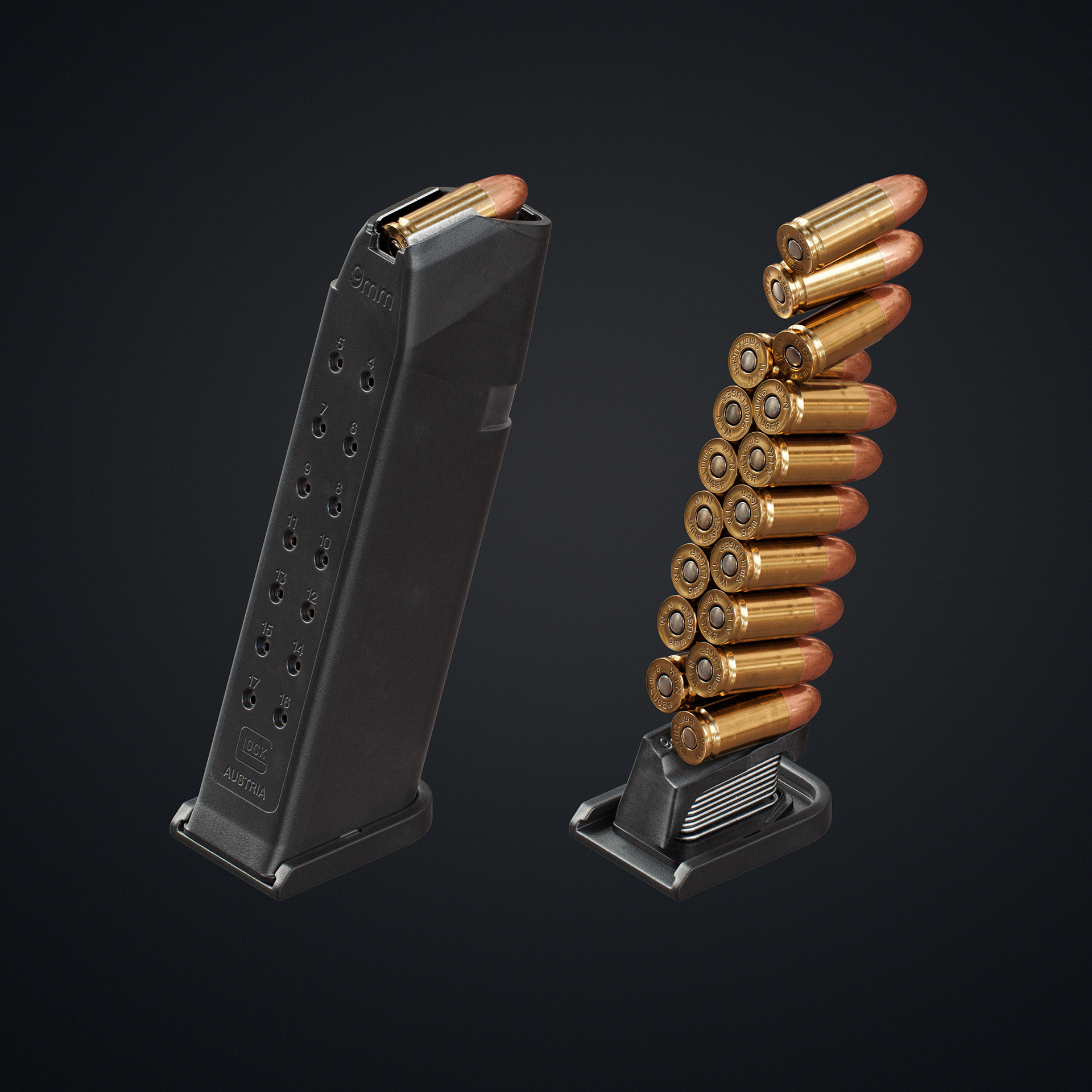 firearms，Glock 17 Jan 4，Pistol design，concept，