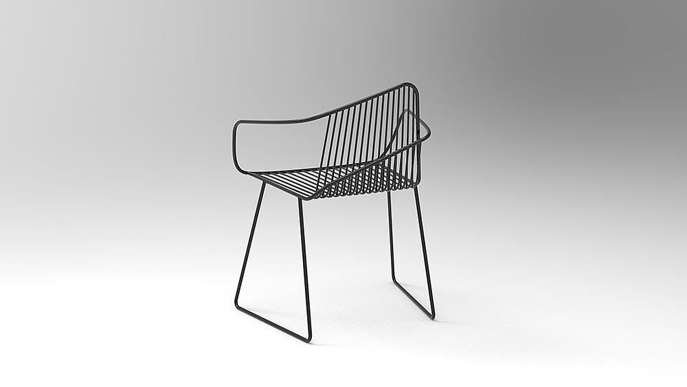 chair，line，Bright Potato，