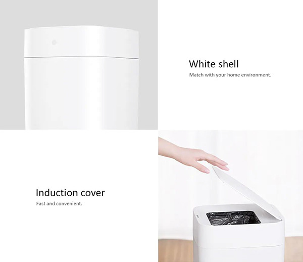 trash can，intelligence，Opening and closing，