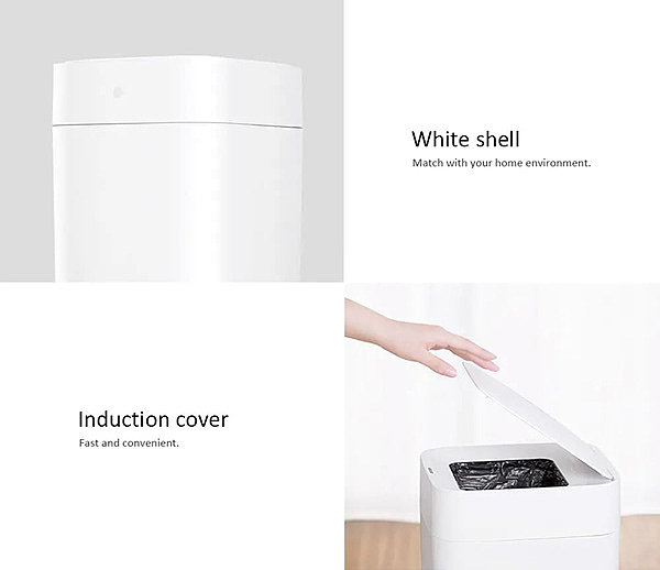 trash can，intelligence，Opening and closing，