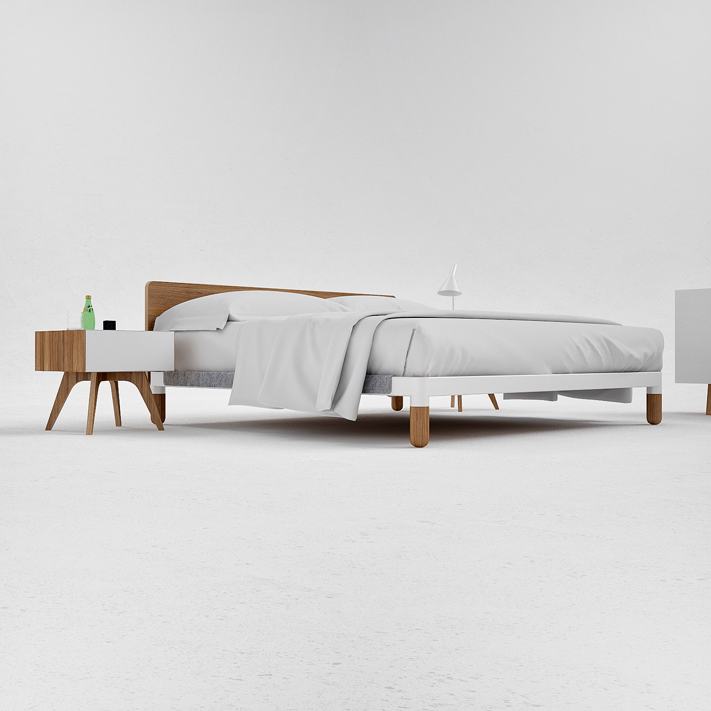 Bed，grace，furniture design ，