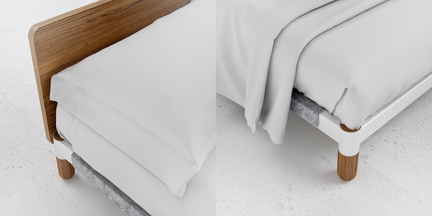 Bed，grace，furniture design ，