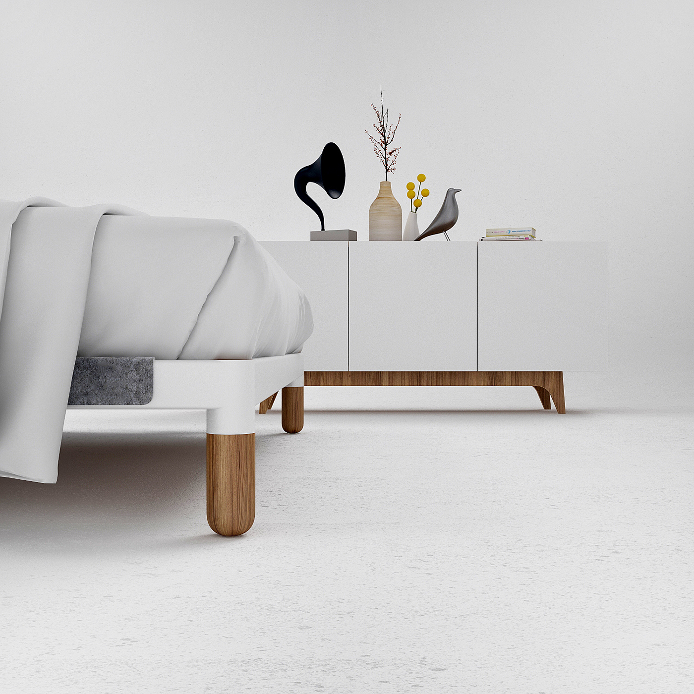 Bed，grace，furniture design ，