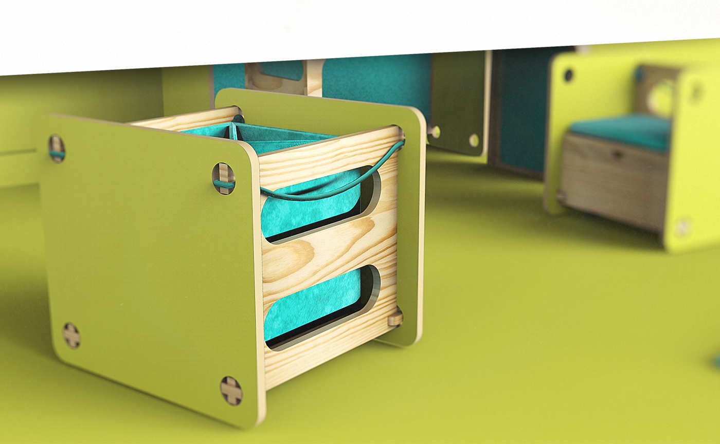 furniture，children，study，entertainment，omega，If design award，