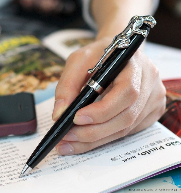 ARTEX，Yates，Atmospheric success，3d，leopard，Pen，Signature pen，Imported pen，