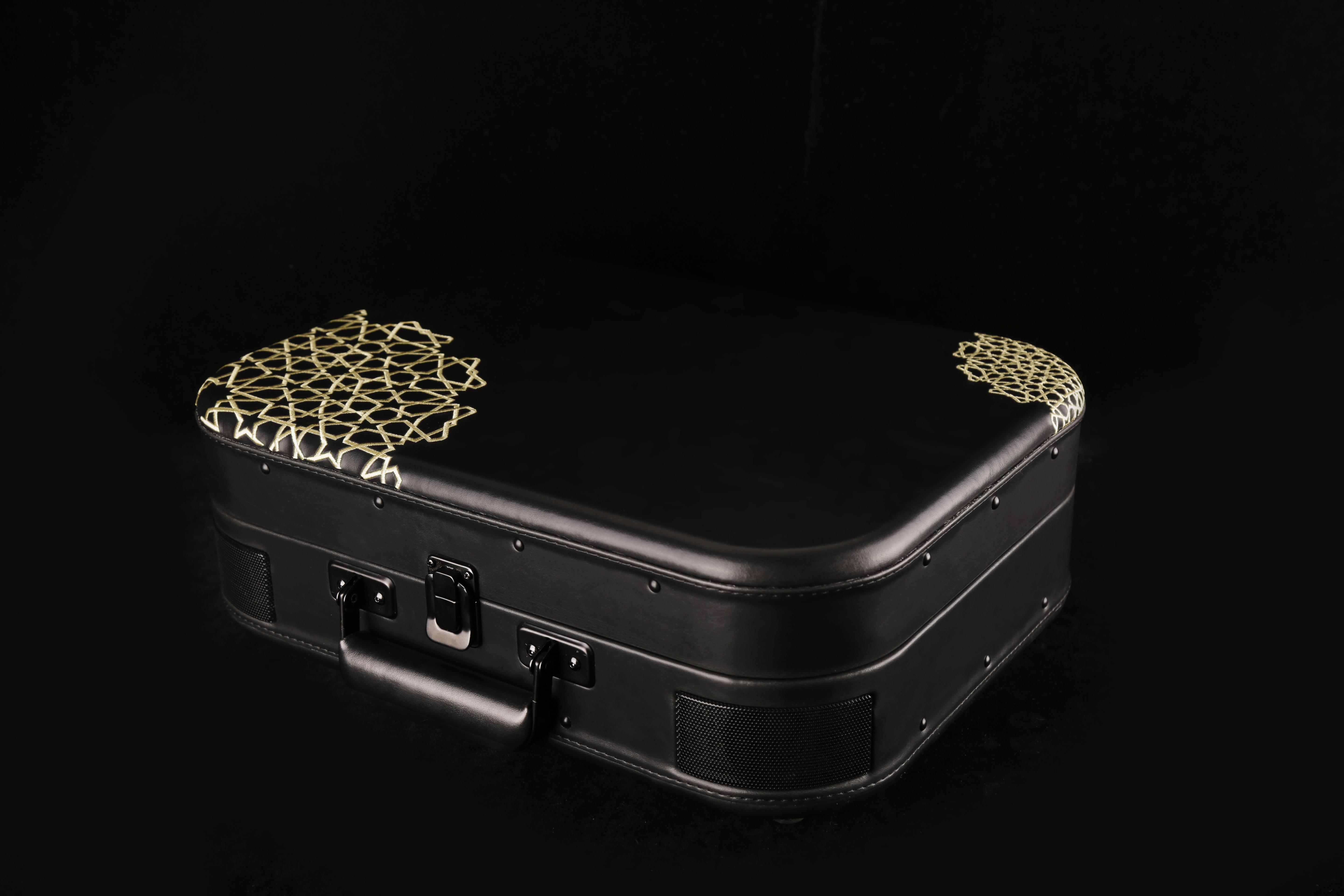 Portable record player，Retro and nationality，phonograph，Vinyl record player，Wu 1900，