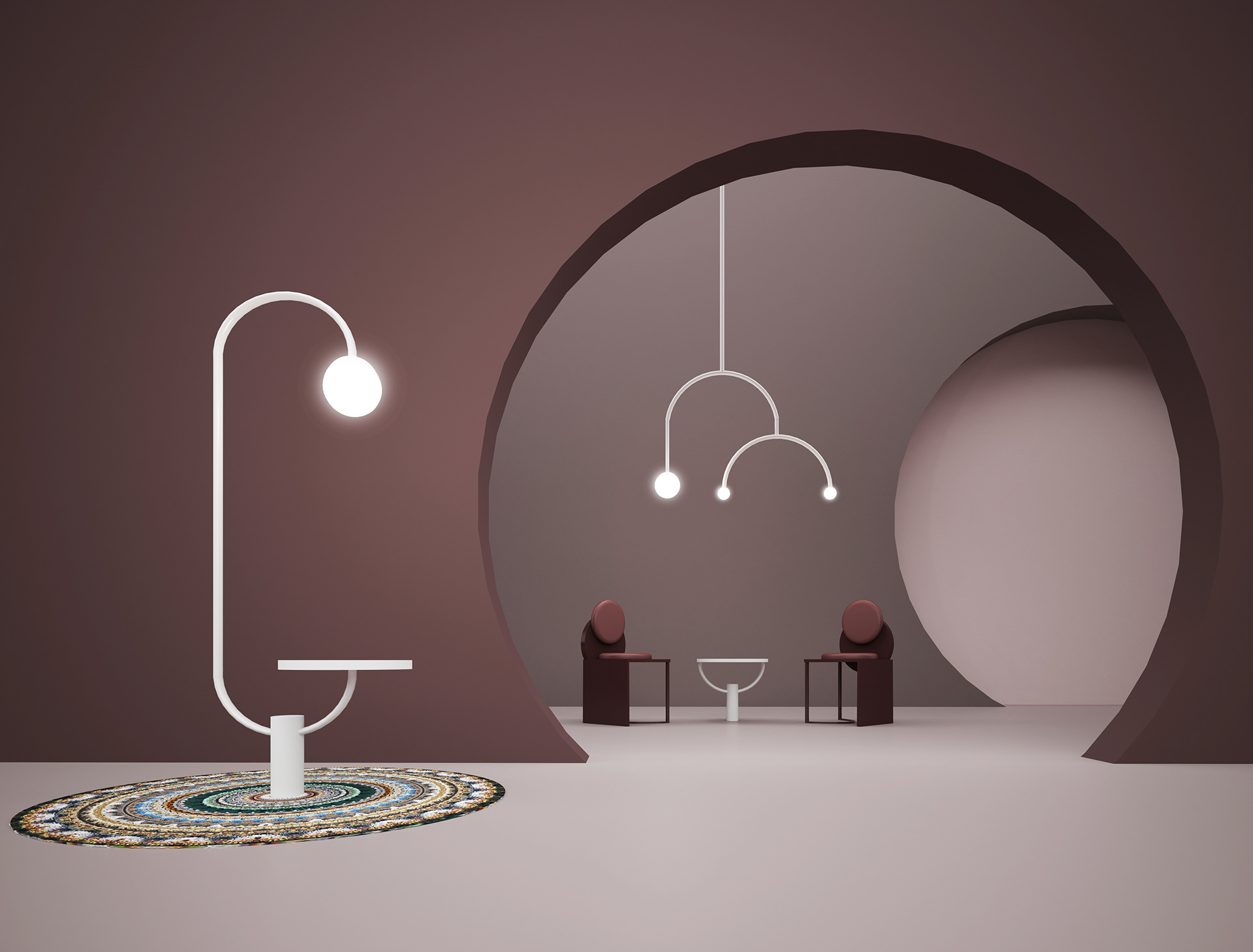 Tables and chairs，lighting，Coffee table，