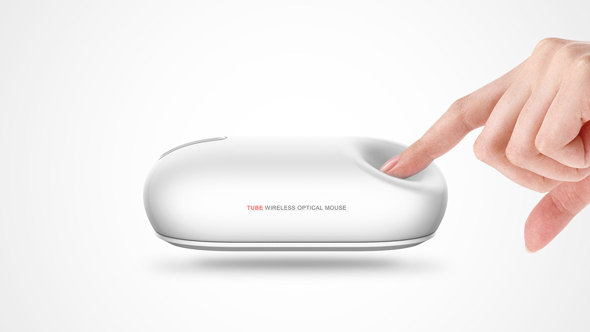 Tube，Silicone material，mouse，conceptual design，