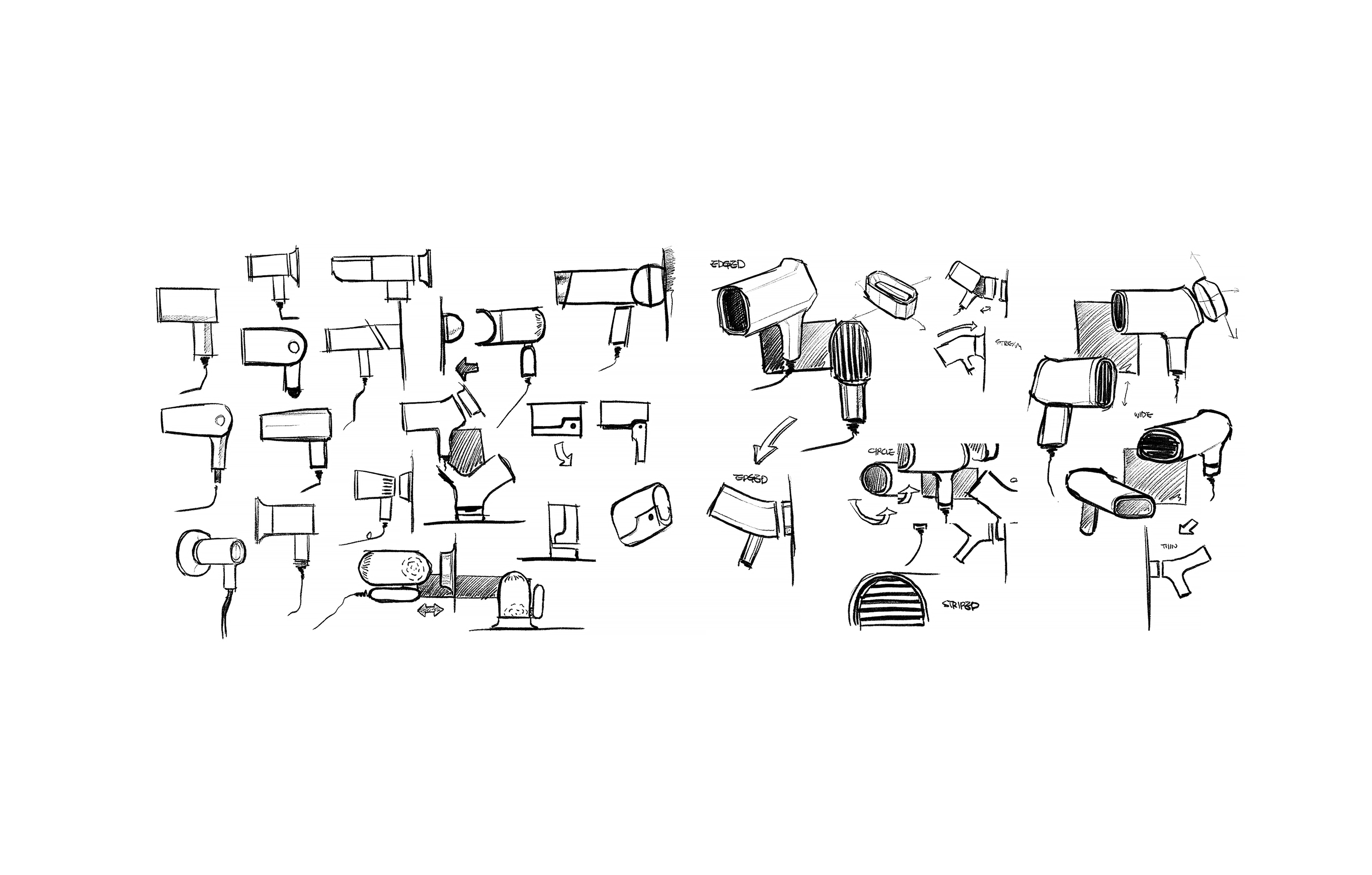 objective，modelling，hair drier，