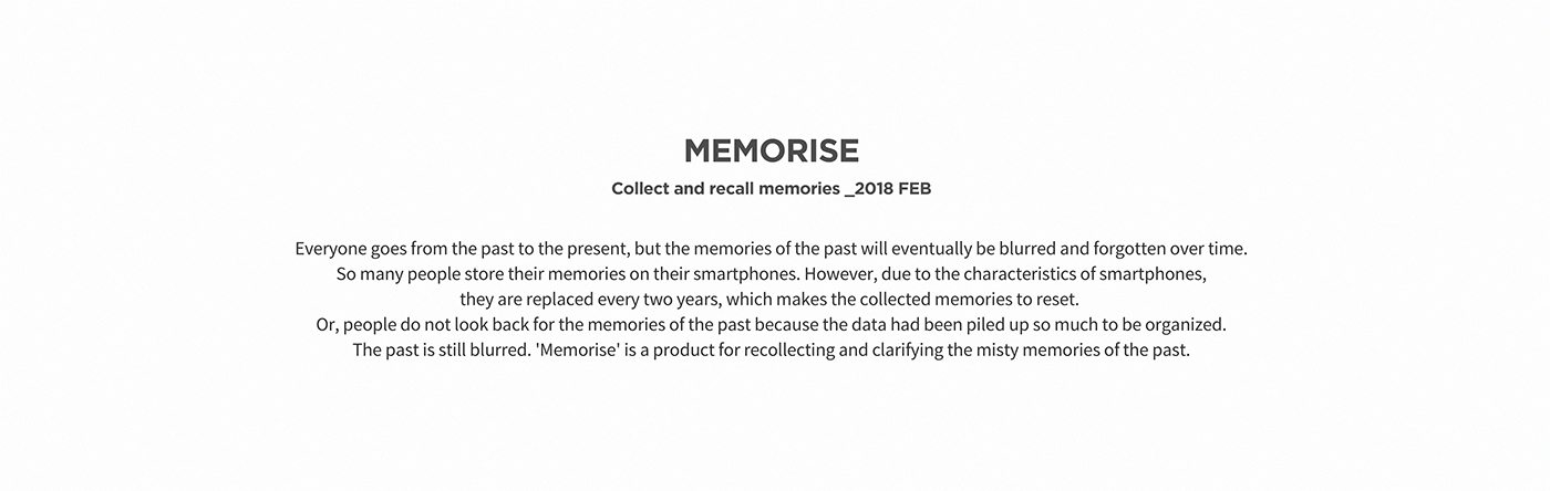 app，Memorise.，memory，intelligence，Sewook Oh，