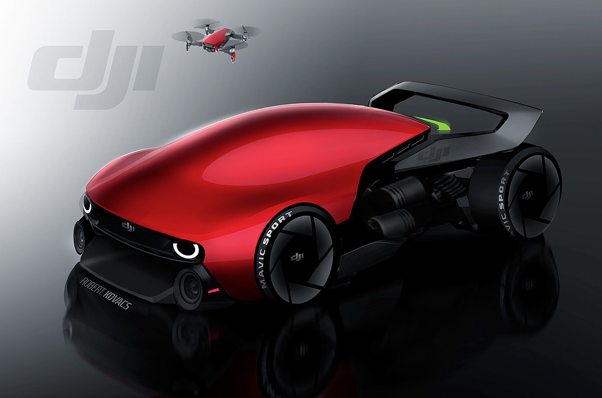 Mavic Air，UAV，Digital，industrial design，