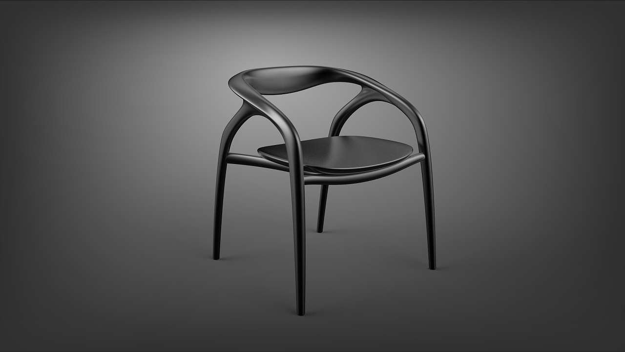 chair，Home Furnishing，Chinese style，streamline，curve，line，Simplicity，Minimalist，