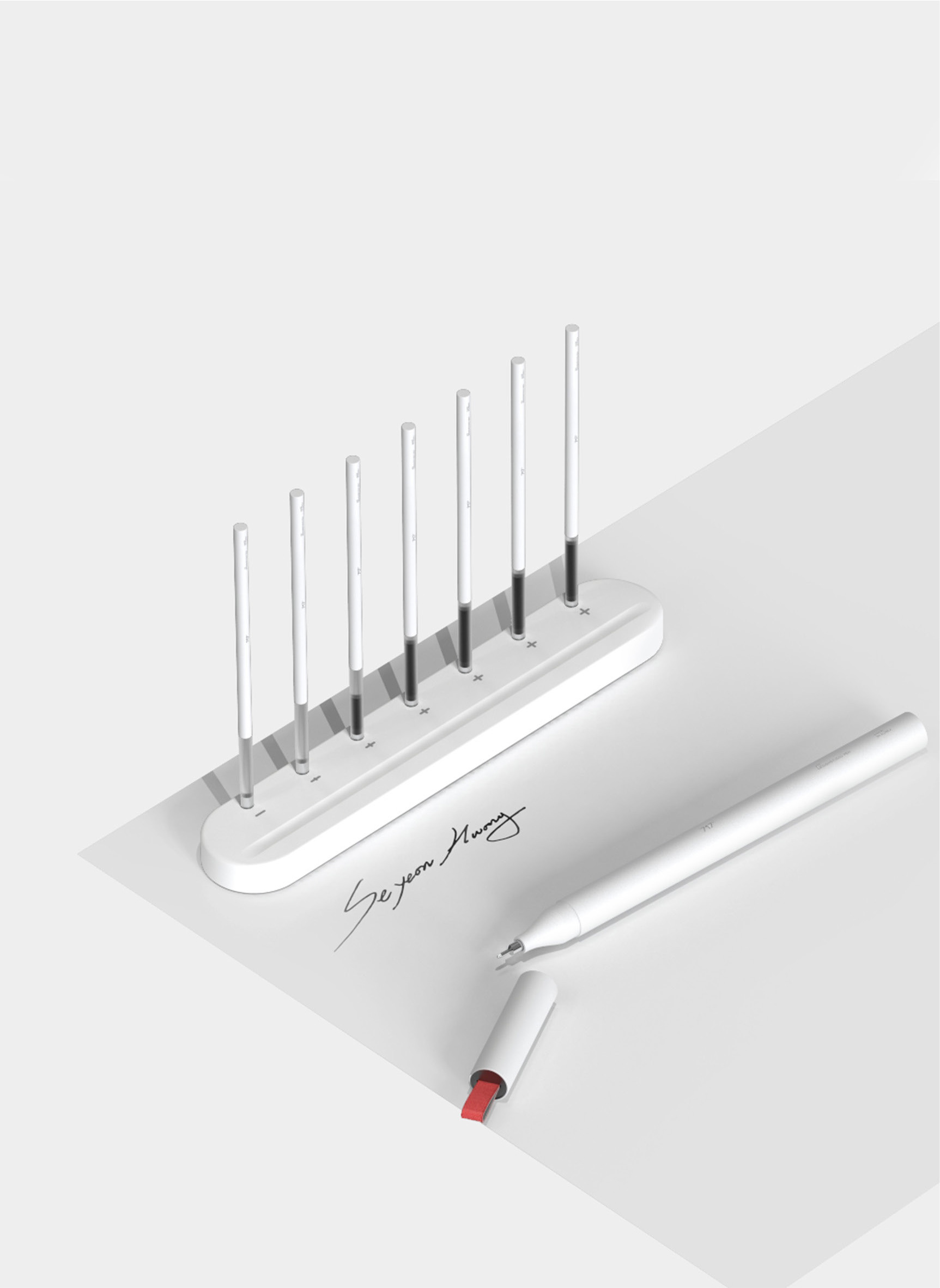 pen，Tray，product design，