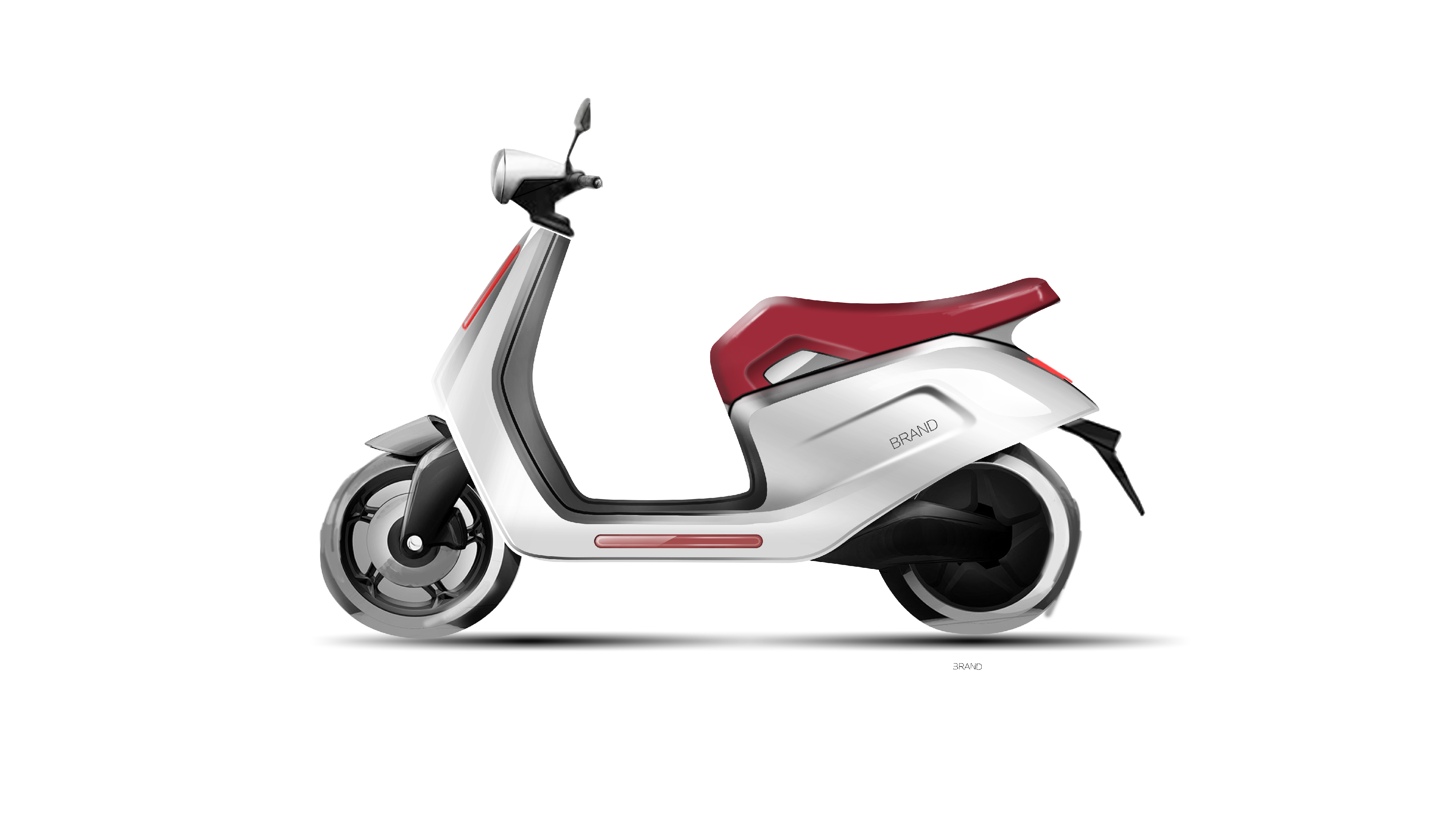 Hand drawn，Electric vehicle，