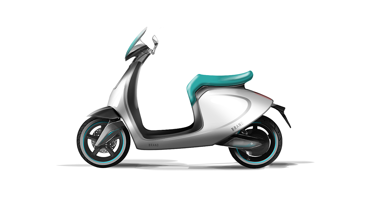 Hand drawn，Electric vehicle，