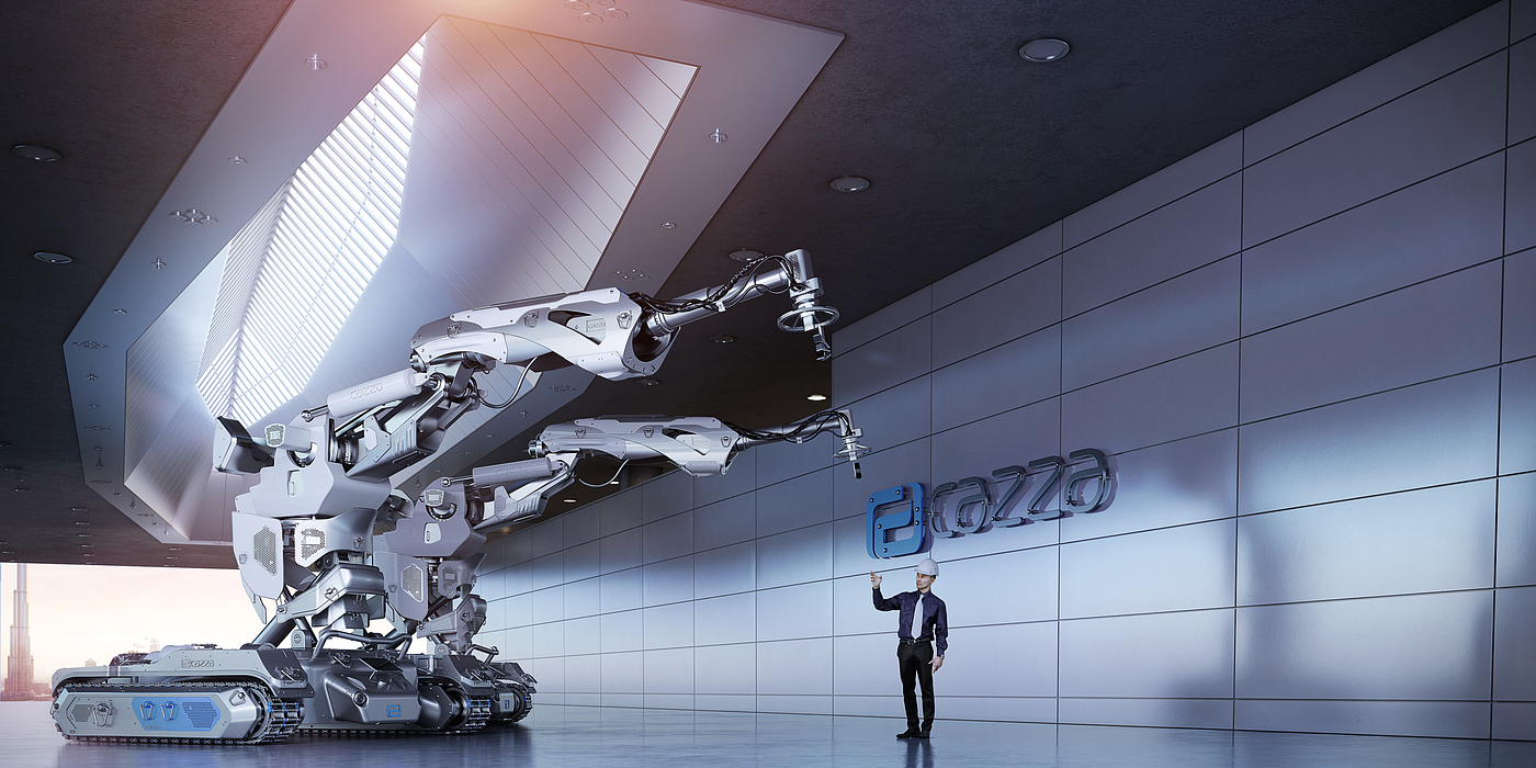 CAZZA，robot，design sketch，