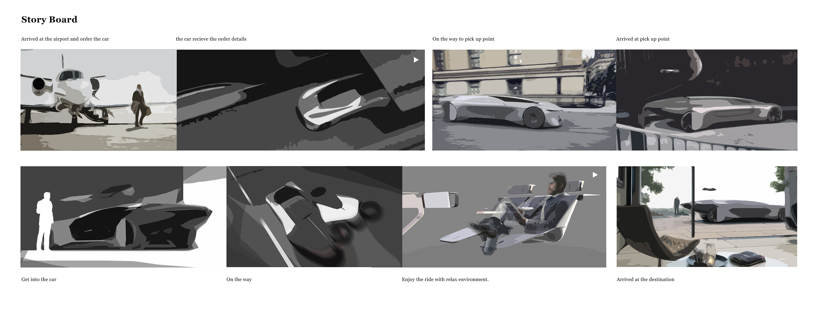 design sketch，Concept Car，Renault Ultra，