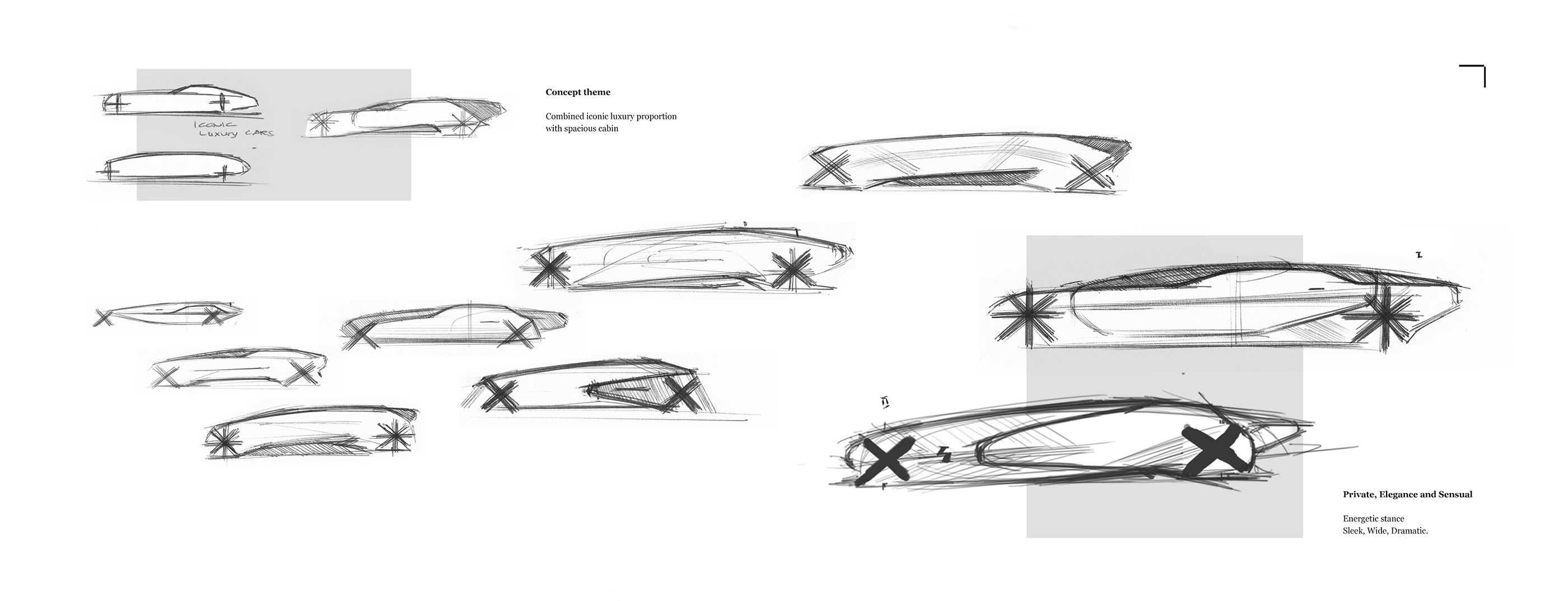 design sketch，Concept Car，Renault Ultra，