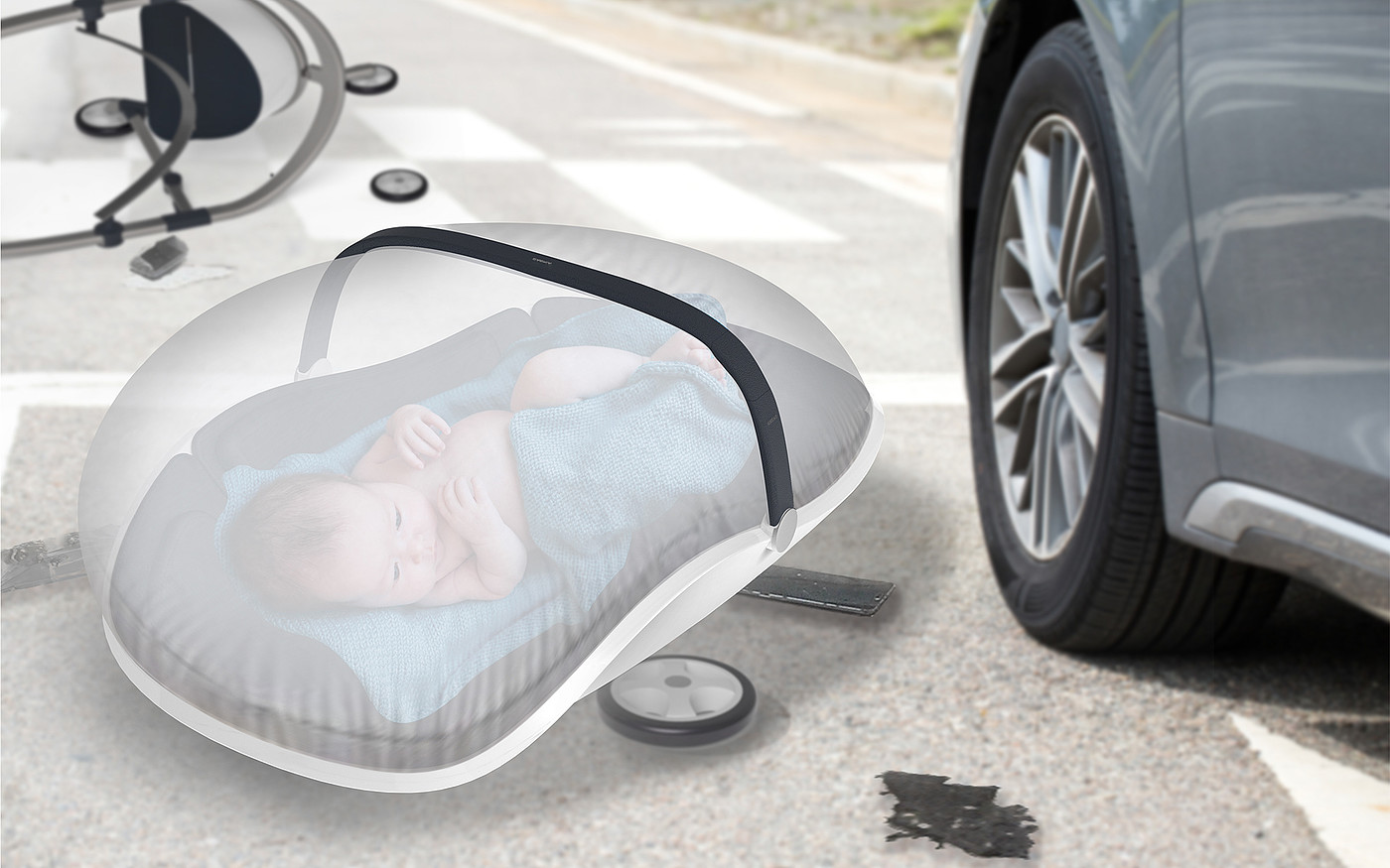 product design，Maternal and infant products，baby carriage，Baby guard，