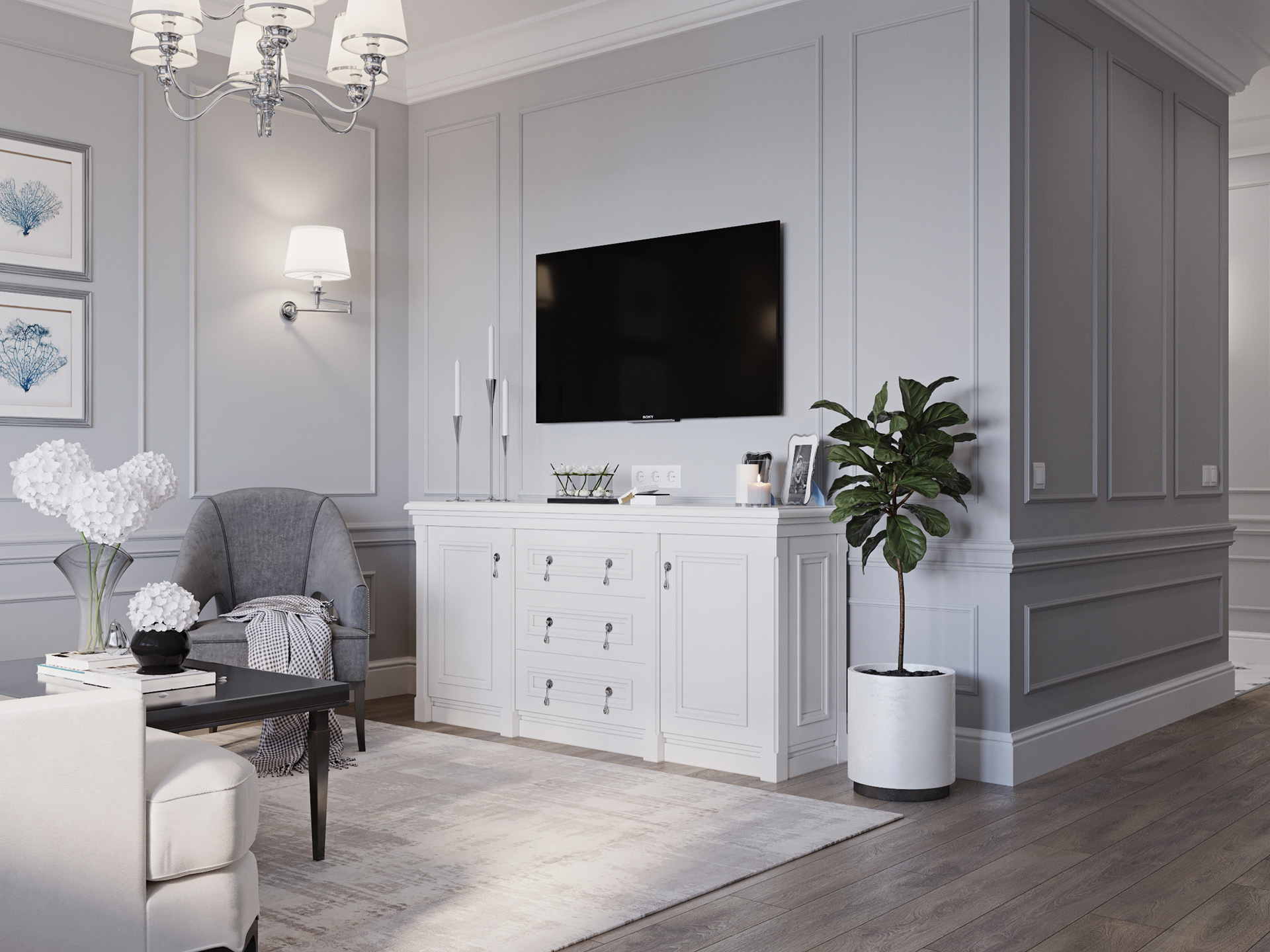 Interior design，Modern style，product design，Interior design renderings，