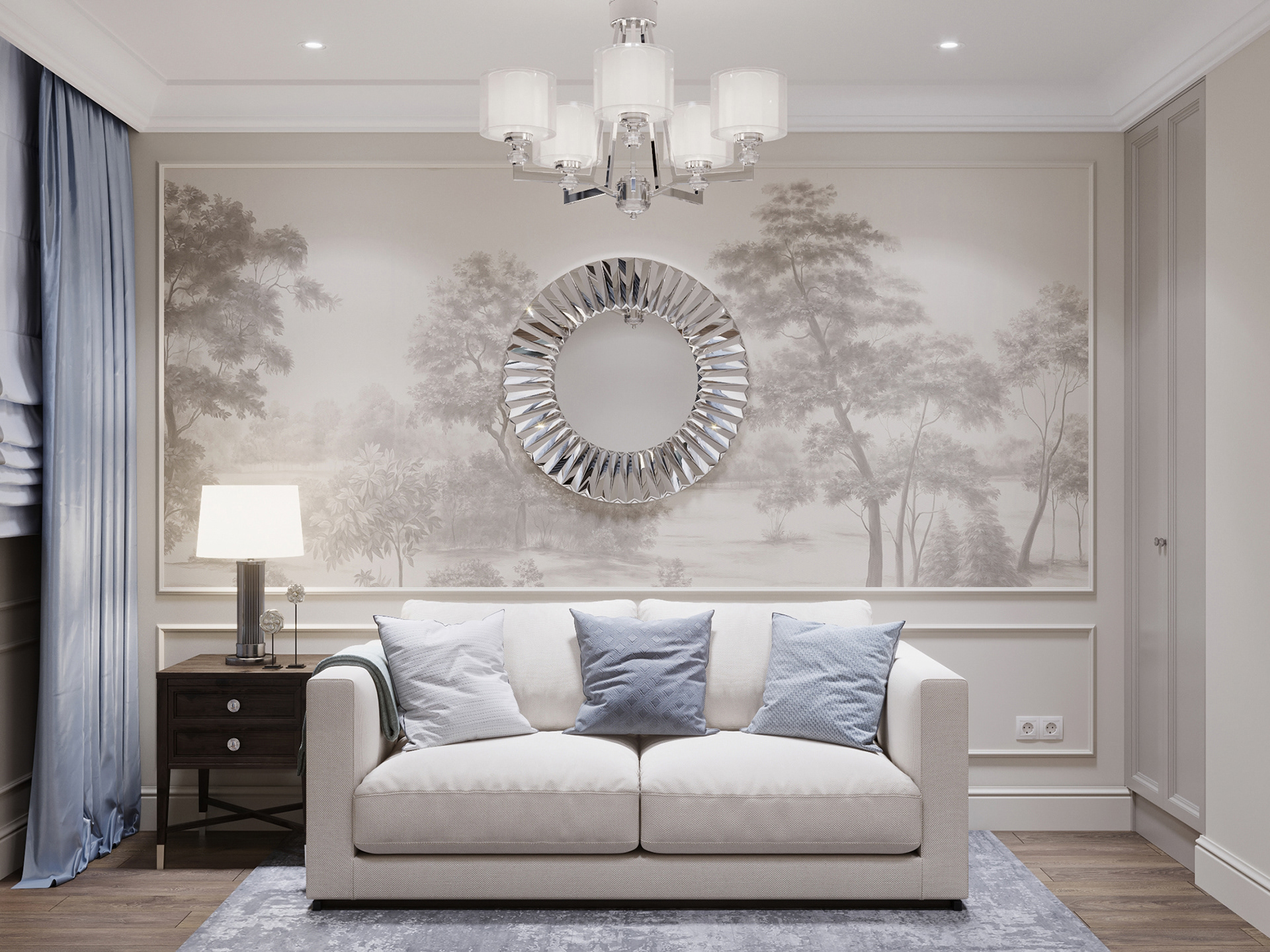 Interior design，Modern style，product design，Interior design renderings，