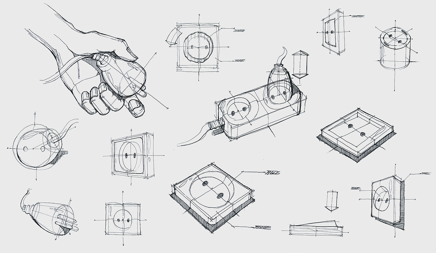 Socket，33˚ Outlet，Ergonomics，