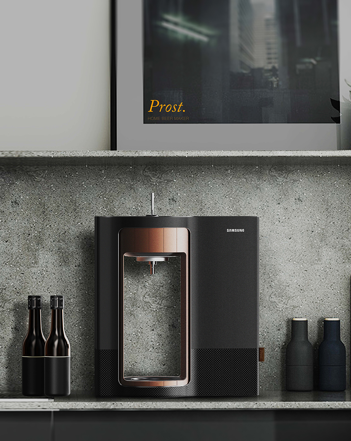 Beer machine，household，product design，