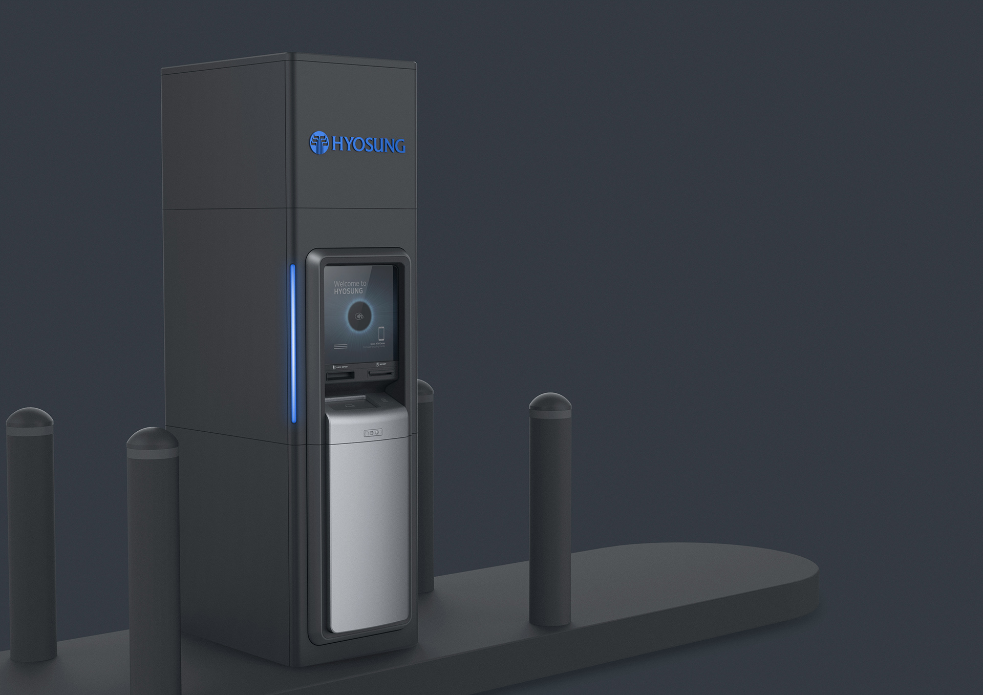 Micro ATM，black，intelligence，