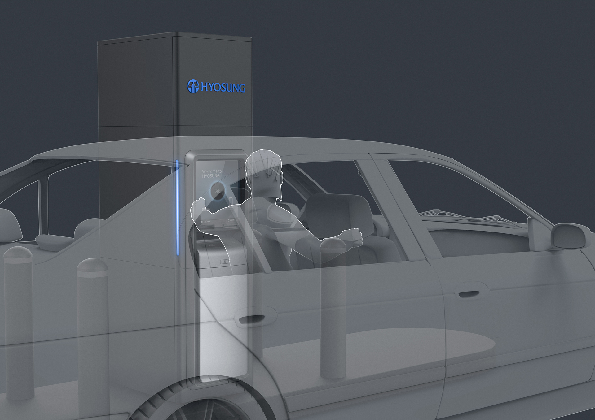 Micro ATM，black，intelligence，