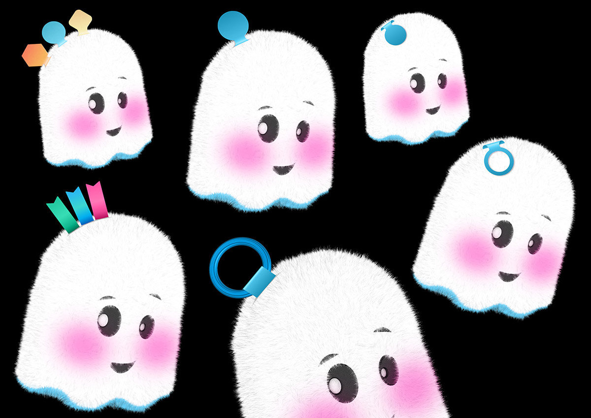 Plush，Baobaodeng，lovely，Icon，industrial design，