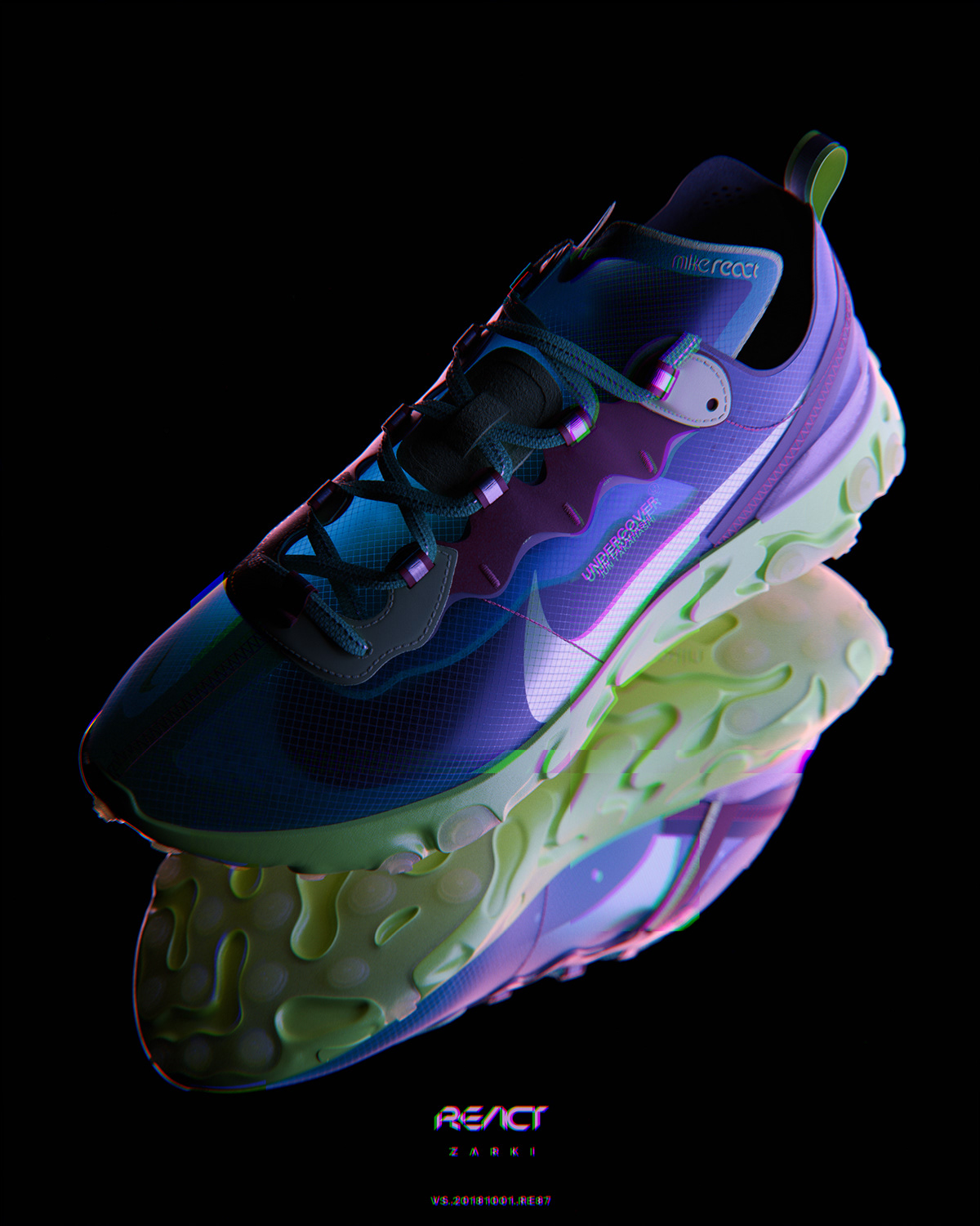 product design，shoes，Nike，Subvert 87，