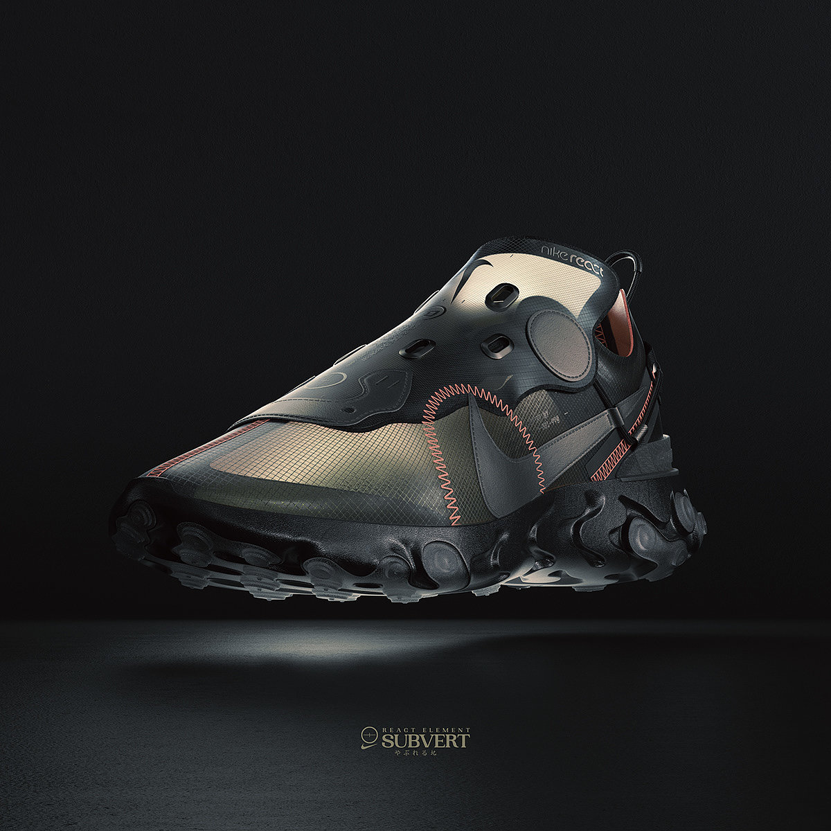 product design，shoes，Nike，Subvert 87，