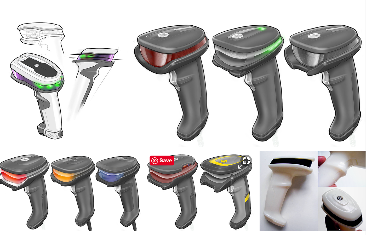 Motorola，Scanner，industrial design，Product modeling，