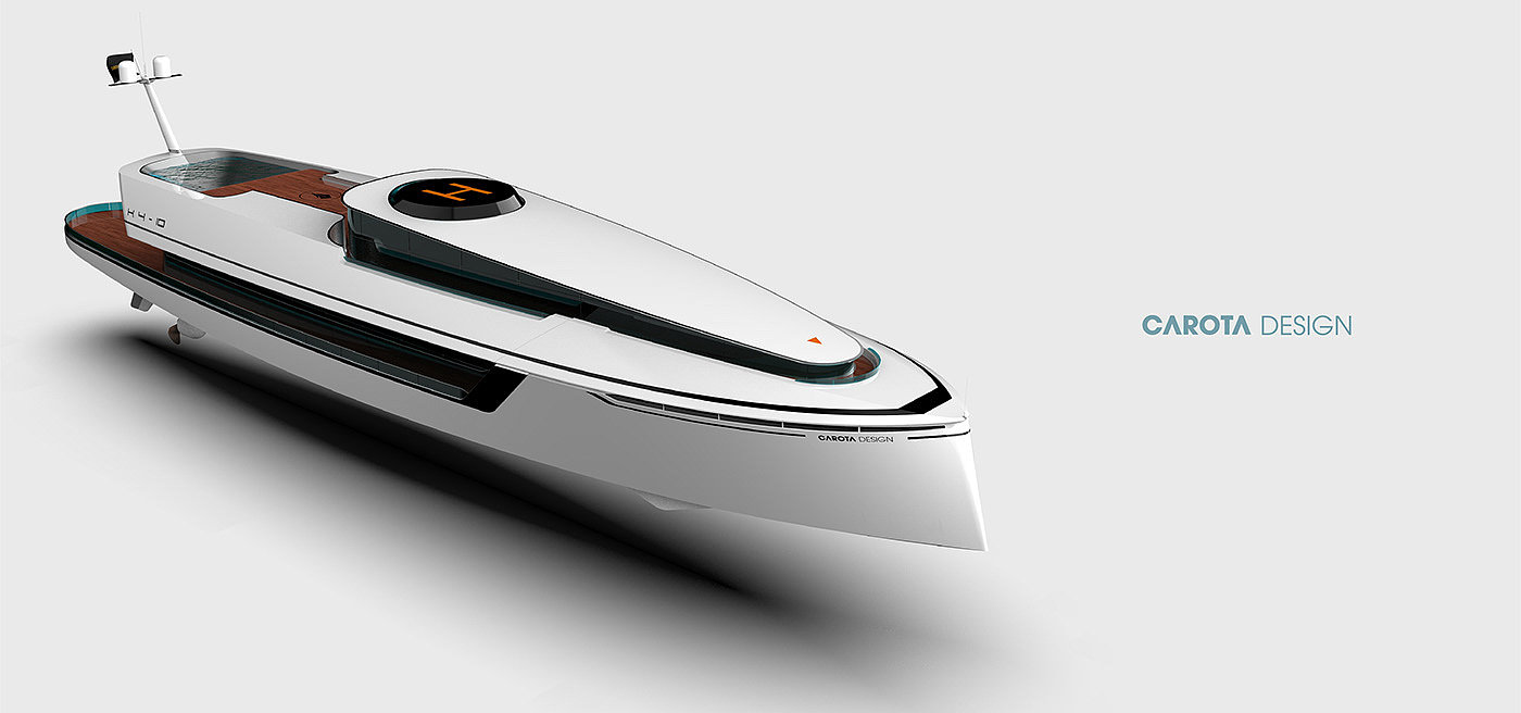 yacht，outdoor，at sea，traffic，yacht，Carota design，