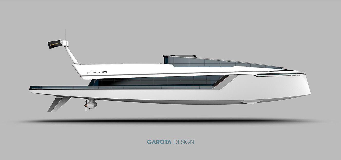 yacht，outdoor，at sea，traffic，yacht，Carota design，